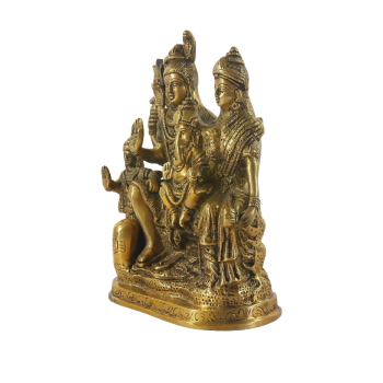 Shiva z rodziną Parvati Ganesh i Karttikeja